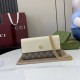 1:1 Replica Gucci GG Marmont Two-Tone Chain Wallet 546585 Brown/White Knockoff