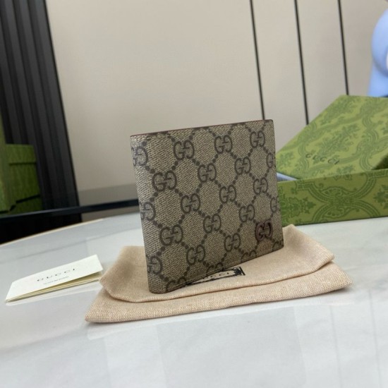 1:1 Replica Gucci Ophidia Bi-Fold Wallet 768243 Brown Knockoff
