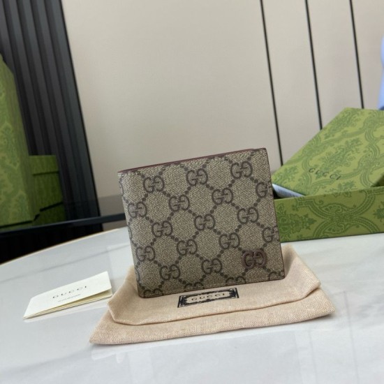 1:1 Replica Gucci Ophidia Bi-Fold Wallet 768243 Brown Knockoff