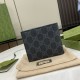1:1 Replica Gucci Ophidia Bi-Fold Wallet 768243 Black Knockoff