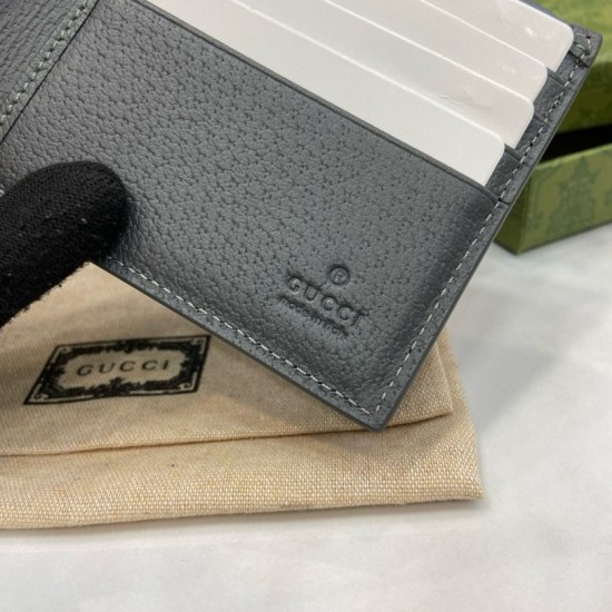 1:1 Replica Gucci Ophidia Bi-Fold Wallet 768243 Black Knockoff