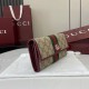 1:1 Replica Gucci Continental Wallet Ophidia 838485 Burgundy Knockoff