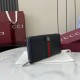 1:1 Replica Gucci Ophidia Zip Around Wallet 838694 Black Knockoff