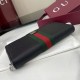 1:1 Replica Gucci Ophidia Zip Around Wallet 838694 Black Knockoff