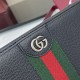 1:1 Replica Gucci Ophidia Zip Around Wallet 838694 Black Knockoff