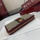 1:1 Replica Gucci Ophidia Zip Around Wallet 838619 Burgundy Knockoff