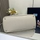 1:1 Replica Prada Jardinière Extra Large Cotton Canvas Tote Bag Beige Knockoff