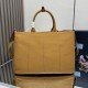 1:1 Replica Prada Jardinière Extra Large Cotton Canvas Tote Bag Brown Knockoff