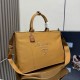 1:1 Replica Prada Jardinière Extra Large Cotton Canvas Tote Bag Brown Knockoff
