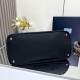 1:1 Replica Prada Jardinière Extra Large Cotton Canvas Tote Bag Black Knockoff