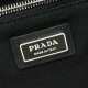 1:1 Replica Prada Jardinière Extra Large Cotton Canvas Tote Bag Black Knockoff