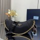 AAA Replica Prada Re-Nylon Demi-Lune Crossbody Bag 1BH222 Black 1:1 Replica Prada Re-Nylon Demi-Lune Crossbody Bag 1BH222 Black Knockoff