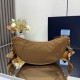 AAA Replica Prada Re-Nylon Demi-Lune Crossbody Bag 1BH222 Brown 1:1 Replica Prada Re-Nylon Demi-Lune Crossbody Bag 1BH222 Brown Knockoff
