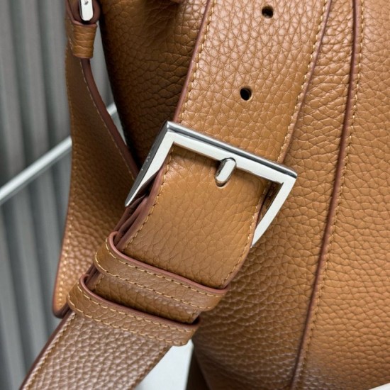 1:1 Replica Prada Messenger Crossbody Bag 2VH178 Brown Knockoff