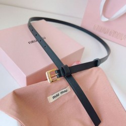 AAA Replica Miu Miu 15mm Gold-Tone Buckle Belt Black 1:1 Replica Miu Miu 15mm Gold-Tone Buckle Belt Black Knockoff