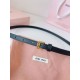 1:1 Replica Miu Miu 15mm Gold-Tone Buckle Belt Black Knockoff