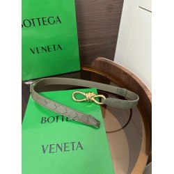 1:1 Replica BV Andiamo Intrecciato Nappa Belt Green Knockoff