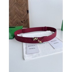 1:1 Replica BV Andiano Intreccio Large Check Fabric Belt Grey Knockoff