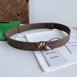 AAA Replica BV Andiano Intreccio Large Check Fabric Belt White 1:1 Replica BV Andiano Intreccio Large Check Fabric Belt White Knockoff