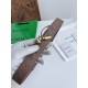 1:1 Replica BV Andiano Intreccio Large Check Fabric Belt White Knockoff