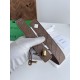 1:1 Replica BV Andiano Intreccio Large Check Fabric Belt White Knockoff