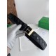 1:1 Replica Bottega Veneta Men's Intreccio Reversible Check Belt Black and Gold Knockoff