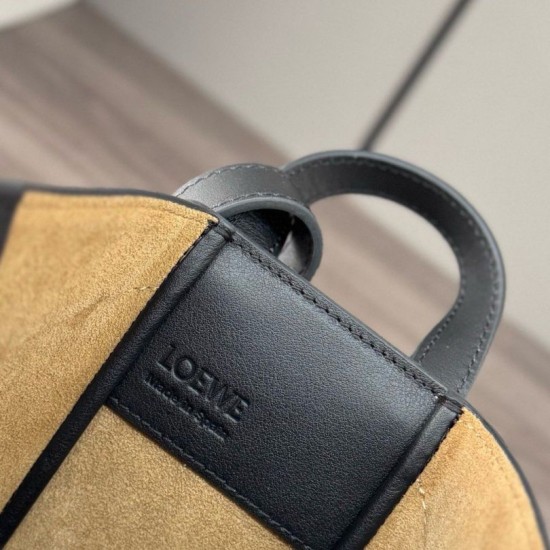 AAA Replica Loewe Hammock Slice Crossbody Bag Black 1:1 Replica Loewe Hammock Slice Crossbody Bag Black Knockoff
