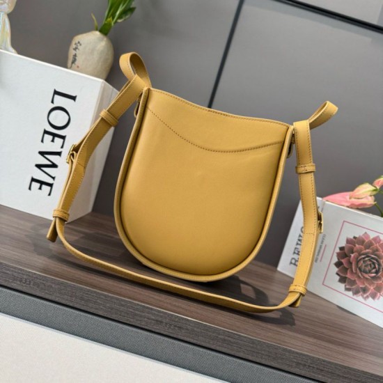 AAA Replica Loewe Hammock Slice Crossbody Bag Yellow 1:1 Replica Loewe Hammock Slice Crossbody Bag Yellow Knockoff