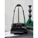 1:1 Replica Miu Miu Honey Caprice Shell Print Clutch 5BF131 Black Knockoff