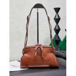 1:1 Replica Miu Miu Honey Caprice Shell Print Clutch 5BF131 Brown Knockoff
