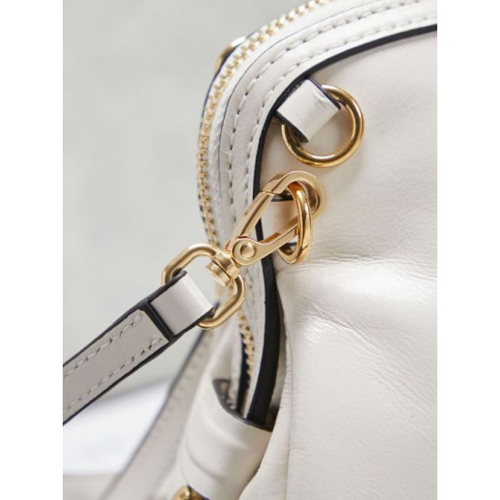 1:1 Replica Miu Miu Honey Caprice Shell Print Clutch 5BF131 White Knockoff