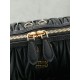 1:1 Replica Miu Miu Caprice Quilted Nappa Clutch 5BF130 Black Knockoff