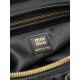 1:1 Replica Miu Miu Caprice Quilted Nappa Clutch 5BF130 Black Knockoff