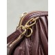 1:1 Replica Miu Miu Caprice Quilted Nappa Clutch 5BF130 Burgundy Knockoff