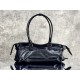 1:1 Replica Balenciaga Le City East-West Shoulder Bag Black Knockoff