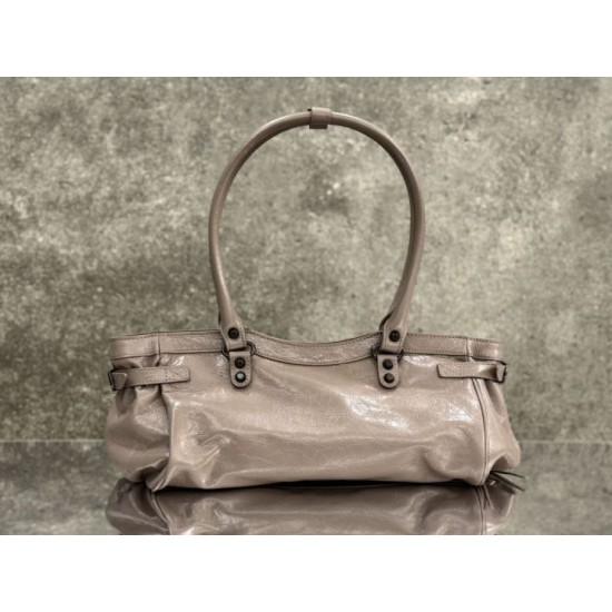 1:1 Replica Balenciaga Le City East-West Shoulder Bag Pink Knockoff