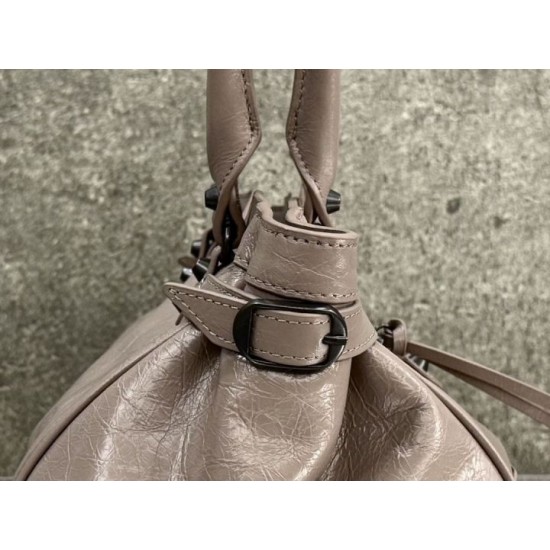 1:1 Replica Balenciaga Le City East-West Shoulder Bag Pink Knockoff