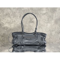 1:1 Replica Balenciaga Le City East-West Crossbody Bag Gray Knockoff