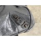 1:1 Replica Balenciaga Le City East-West Crossbody Bag Gray Knockoff