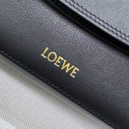 1:1 Replica Loewe Ola Medium Shoulder Bag Black Knockoff