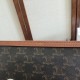 1:1 Replica Celine Small Clutch with Shoulder Strap Triomphe Canvas Knockoff