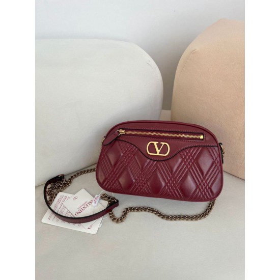 AAA Replica Valentino Garavani Quiltie 67 Chain Handbag Red Lambskin 1:1 Replica Valentino Garavani Quiltie 67 Chain Handbag Red Lambskin Knockoff