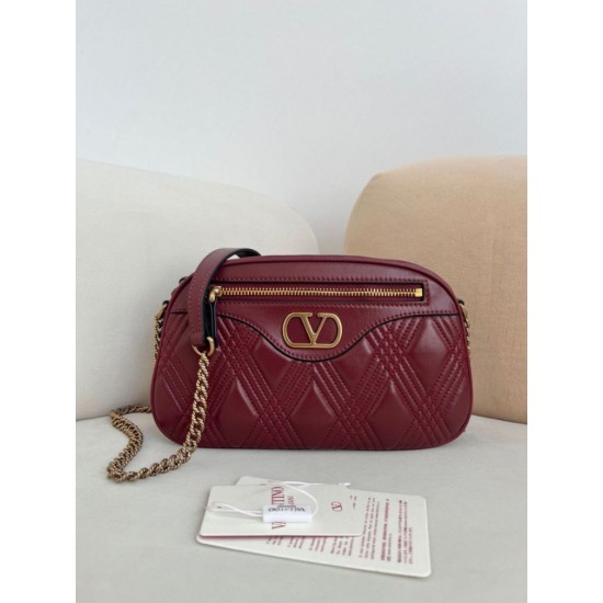 AAA Replica Valentino Garavani Quiltie 67 Chain Handbag Red Lambskin 1:1 Replica Valentino Garavani Quiltie 67 Chain Handbag Red Lambskin Knockoff