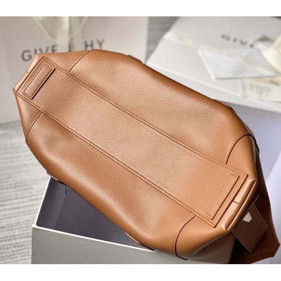 1:1 Replica Givenchy Antigona Medium Bag with Soft Closure Brown Knockoff