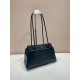 AAA Replica Prada Passage Medium Bag with Re-Nylon Flap 1BA495 Black 1:1 Replica Prada Passage Medium Bag with Re-Nylon Flap 1BA495 Black Knockoff