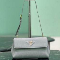 1:1 Replica Prada Flap Crossbody Bag 1BN022 Black Knockoff