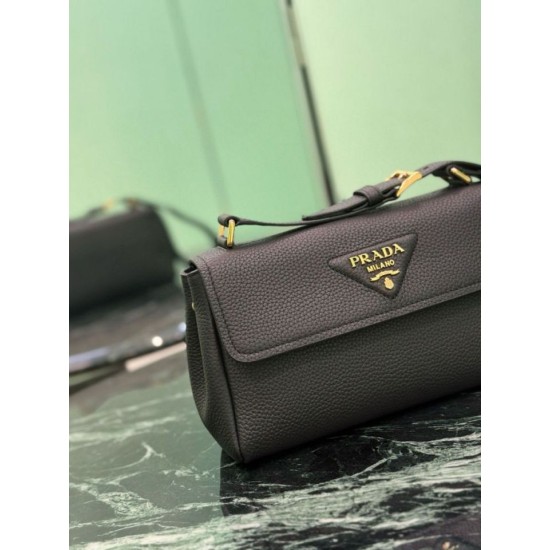1:1 Replica Prada Flap Crossbody Bag 1BN022 Black Knockoff