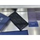 1:1 Replica Dior Oblique Galaxy Vertical Bifold Wallet Black Knockoff
