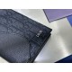 1:1 Replica Dior Saddle Oblique Jacquard Long Men's Vertical Wallet Black Knockoff