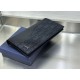 1:1 Replica Dior Saddle Oblique Jacquard Long Men's Vertical Wallet Black Knockoff